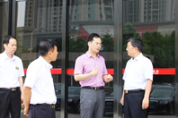 河南省商务厅副厅长张雷明莅临pg电子游戏试玩调研 -2